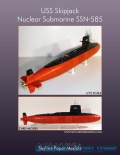 Атомная подводная лодка USS Skipjack SSN-585 (модель из бумаги) - нет данных [2011, JPEG] - <span>Shipmodeling › Paper models</span>