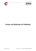 Knoten und Seilkunde für Pfadfinder [2015, PDF] - <span>Yachting, sailing, boating › Rigging, sails, knots</span>